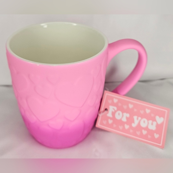 Hearts Pink Ombre Cup NEW - Picture 5 of 5